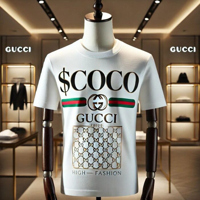 $COCO Gucci White roundneck